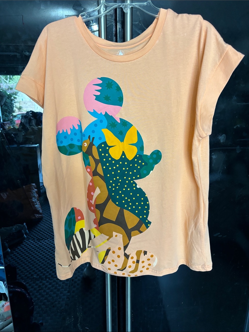 Disney Animal Kingdom Tee with Multicolor Character Graphic